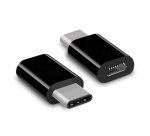 Hamlet XADTC-UM-MF adattatore per inversione del genere dei cavi USB-C Micro USB Nero