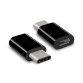 Hamlet XADTC-UM-MF adattatore per inversione del genere dei cavi USB-C Micro USB Nero