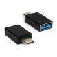 Hamlet XADTC-U2A-MF adattatore per inversione del genere dei cavi USB Type-C USB Type-A Nero