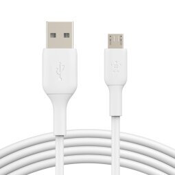 Belkin BoostCharge câble USB A Micro-USB B blanc 1 m