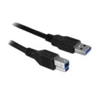 DLH DY-TU2996B câble USB USB 3.2 Gen 1 (3.1 Gen 1) 1 m USB A USB B Noir