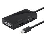 DLH Adaptateur mini DisplayPort vers HDMI / DVI / VGA