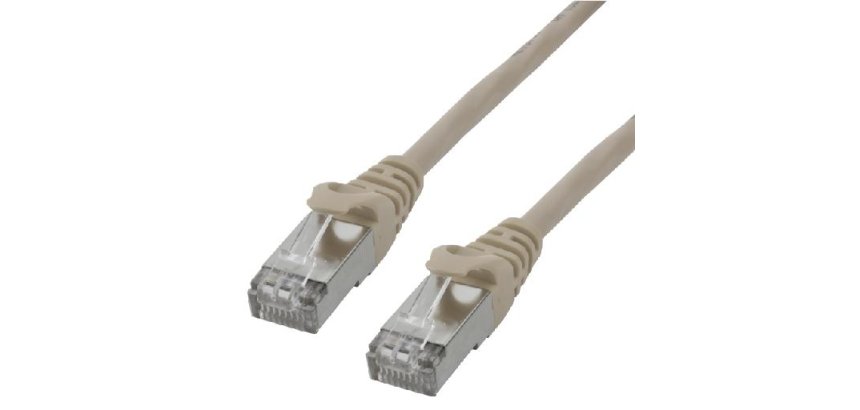 MCL FTP6-0,5M câble de réseau Gris Cat6 F/UTP (FTP)