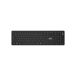 Port Designs 900903 clavier Maison RF sans fil + Bluetooth AZERTY Français Noir