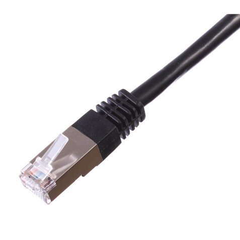 Uniformatic Patch cord câble de réseau Noir 2 m Cat6a SF/UTP (S-FTP)