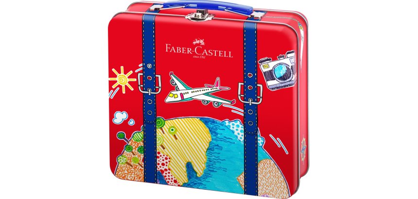 FABER-CASTELL Feutre CONNECTOR PEN, mallette de voyage de 40