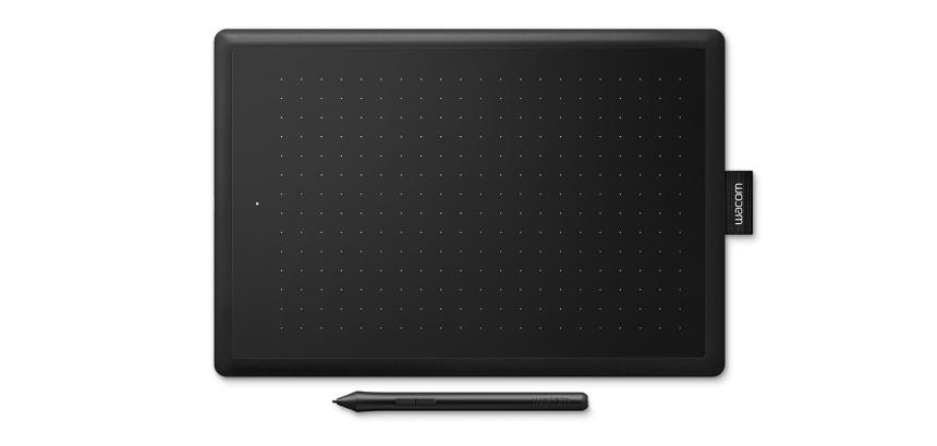 Wacom One by Medium tavoletta grafica Nero 2540 lpi (linee per pollice) 216 x 135 mm USB