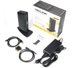 DLH Station d'accueil universelle USB-C et USB-A triple affichage avec Power Delivery 65W