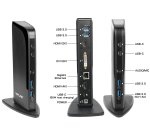 DLH Station d'accueil universelle USB-C et USB-A triple affichage avec Power Delivery 65W