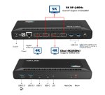 DLH Station d'accueil universelle USB-C & USB-A dual 4K avec Power Delivery 65W