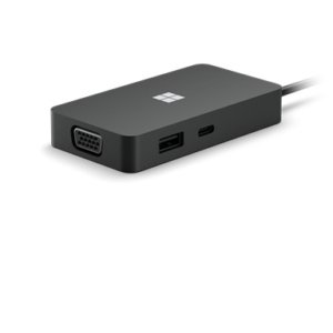Microsoft 1E4-00003 base para portátil y replicador de puertos Negro
