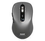 Port Designs Pack Keyboard + Mouse (FR) clavier Souris incluse Universel RF sans fil + Bluetooth AZERTY Gris