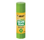 Colle bic  ecolutions  glue stick - lavable - colle le    papier et le carton tube de   21 gr boite de 20