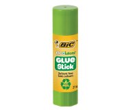 Colle bic  ecolutions  glue stick - lavable - colle le    papier et le carton tube de   21 gr boite de 20