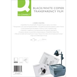 Transparent q-connect économique ohp photocopieur format a4 couchage spécial sans feuille entrecollée boîte 100 unités