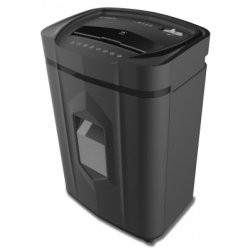 Destructeur q-connect kf17109 securite p4 capacite 14       feuilles clips agrafes cartes et cd