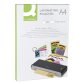 Pochette plastification q-connect à chaud économique format a4 125 microns mat boîte 100 unités