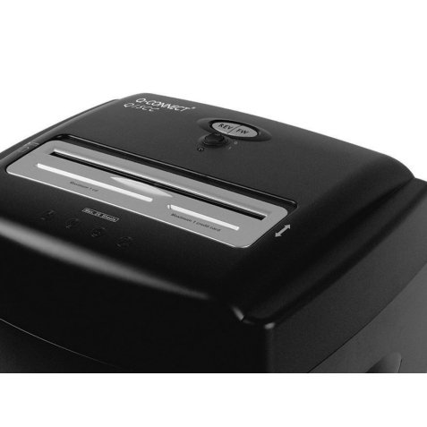 Destructeur q-connect q15cc automatique coupe croisée 4x30mm capacité 15f détruit trombones a4 35l 381x653x325mm