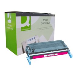 Toner laser q-connect compatible imprimantes hp c9723a couleur magenta 8000p