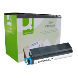 Toner laser q-connect compatible imprimantes oki 42127408 couleur noir 5000p