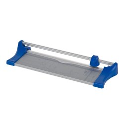 Rogneuse q-connect a3 10f base acier lame rotative aig  uisée automatique table imprimée guide angle 440x157mm