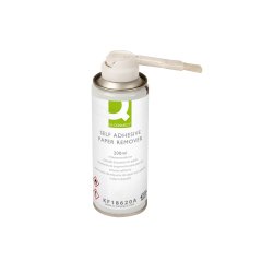 Aérosol q-connect décolle étiquettes adhésives en papier flacon 200ml