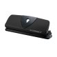 Perforateur q-connect métal et plastique capacité perforation 16f 4 trous coloris noir 280x110mm