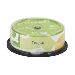 Dvd-r q-connect vitesse 16x tour 25 unités