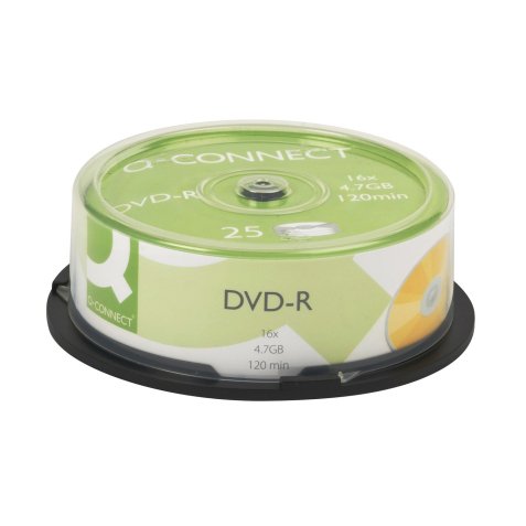 Dvd-r q-connect vitesse 16x tour 25 unités