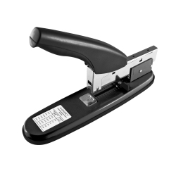 Agrafeuse q-connect grande cap acité économique capacité 150f coloris noir métal
