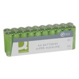 Pile q-connect alcaline aa lr6 capacité 1.5v pack 20 unités