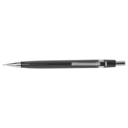 Porte-mines q-connect confort 0.5mm clip metal grip caoutchouc anti-fatigue corps coloris noir