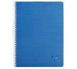 Cahier reliure intégrale Linicolor INTENSIVE A4 100 pages petits carreaux couverture plastique polypropyène rainuré Couleur aléatoire - Assortis