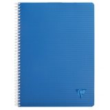 Cahier reliure intégrale Linicolor INTENSIVE A4 100 pages petits carreaux couverture plastique polypropyène rainuré Couleur aléatoire - Assortis