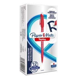 Stylo bille Papermate Replay rouge effaçable - écriture moyenne