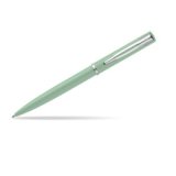 Stylo-bille waterman allure pastel pointe m capuchon clip attributs chromes coffret     cadeau vert pastel