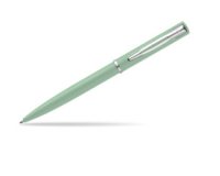 Stylo-bille waterman allure pastel pointe m capuchon clip attributs chromes coffret     cadeau vert pastel
