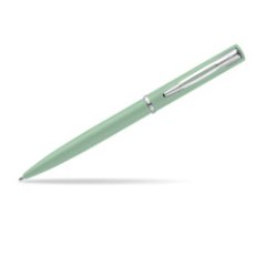 Stylo-bille waterman allure pastel pointe m capuchon clip attributs chromes coffret     cadeau vert pastel