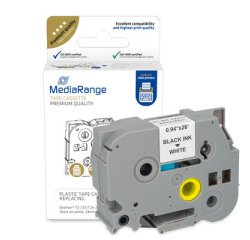 MediaRange MRBTZ251 Drucketikett Schwarz, Weiß