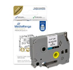 MediaRange MRBTZ231 Drucketikett Schwarz, Weiß