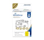 MediaRange MRBTZ631 printable label Black, Yellow