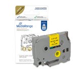 MediaRange MRBTZ621 labelprinter-tape Zwart op geel TZ/TZe