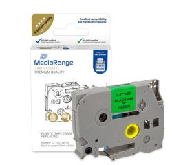 MediaRange MRBTZ731 bedruckbares Etikett Schwarz, Grün
