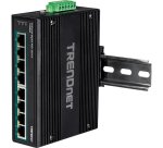 Trendnet TI-PG80B commutateur réseau Gigabit Ethernet (10/100/1000) Connexion Ethernet, supportant l'alimentation via ce port (PoE) Noir