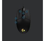 Logitech G 910-005796 ratón Juego USB tipo A 8000 DPI