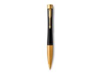 Stylo-bille parker urban core twist noir mat pointe m       attributs dores