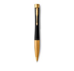 Stylo-bille parker urban core twist noir mat pointe m       attributs dores
