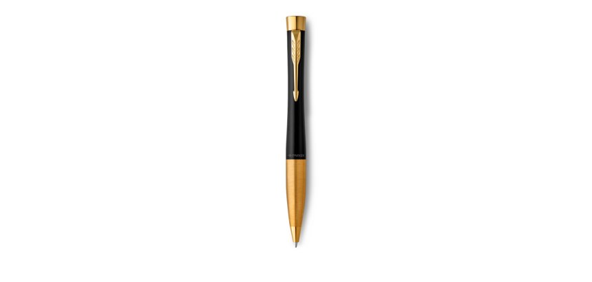 Stylo-bille parker urban core twist noir mat pointe m       attributs dores