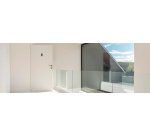 Plaque adhésive imitation Aluminium Chiffre 6 2,5x4,4 cm - Gris