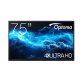 Optoma 3752RK Pannello piatto interattivo 190,5 cm (75") LED Wi-Fi 400 cd/m² 4K Ultra HD Nero Touch screen Processore integrato Android 11